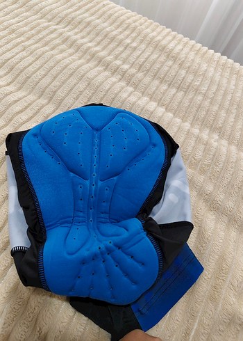 Mavi Bisikletçi Şortu - Görsel 4