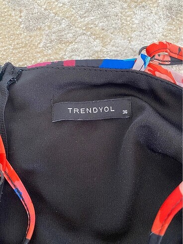 s Beden Trendyol saten elbise