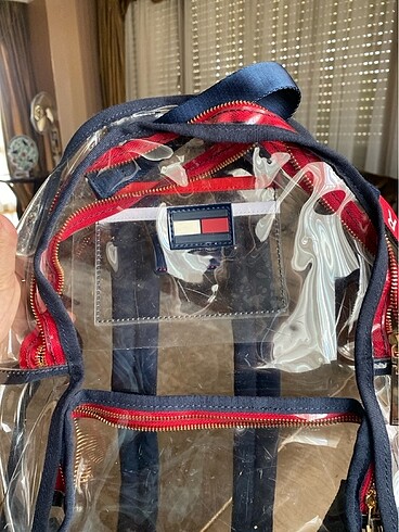  Beden beyaz Renk Tommy hilfiger seffaf canta