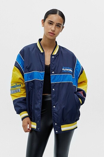 Pull and Bear Pull and bear yarış temalı ceket