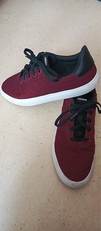 45 Beden bordo Renk Adidas Vulc Raid3r erkek ayakkabı