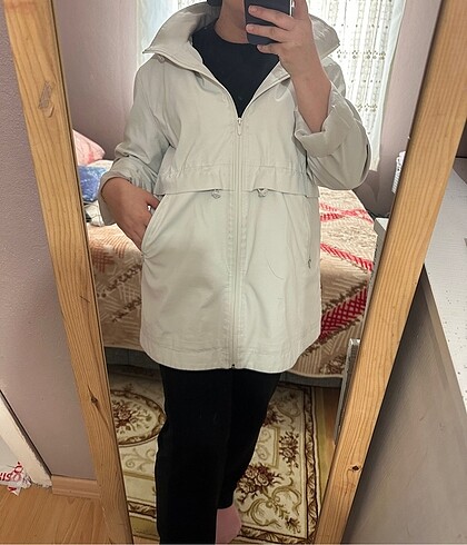 l Beden beyaz Renk Yağmurluk