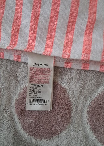 8 Yaş Beden çeşitli Renk Lcw çocuk 9/10 yaş havlu pareo