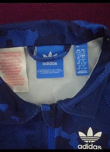 24-36 Ay Beden mavi Renk Adidas eşofman takımı
