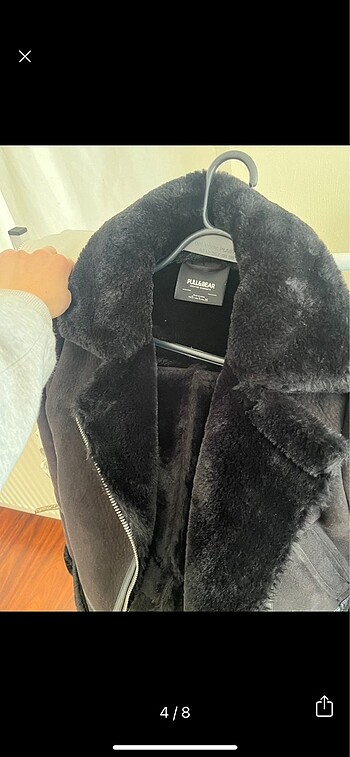 m Beden siyah Renk Pull&bear biker mont
