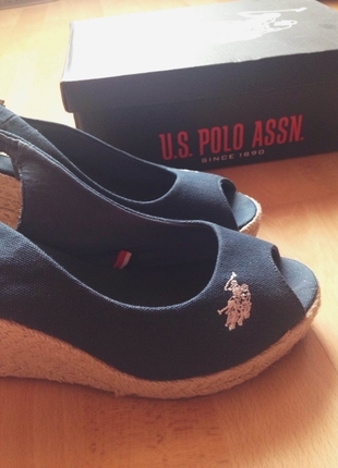 US Polo topuklu ayakkabı