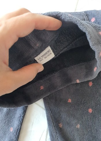 LC Waikiki lcw kadife tayt 3-4yaş