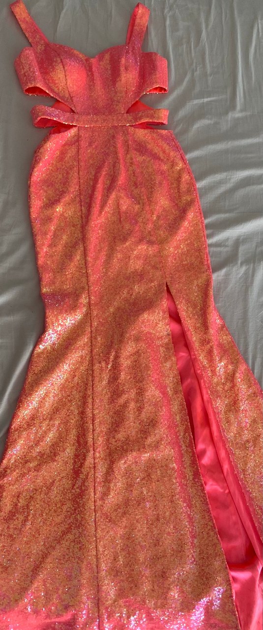 Parlak Uzun Abiye Elbise - Görsel 3