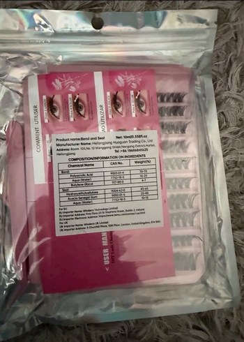 Pembe DIY Kirpik Küme Seti - Görsel 5