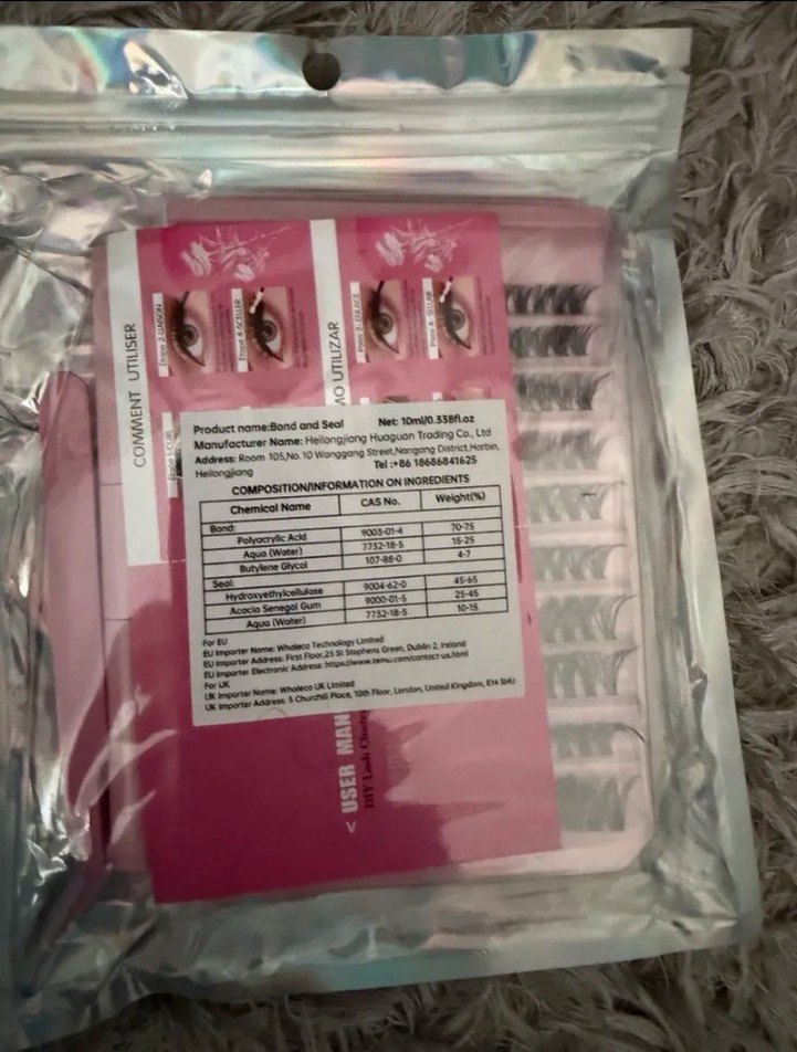 Pembe DIY Kirpik Küme Seti - Görsel 5