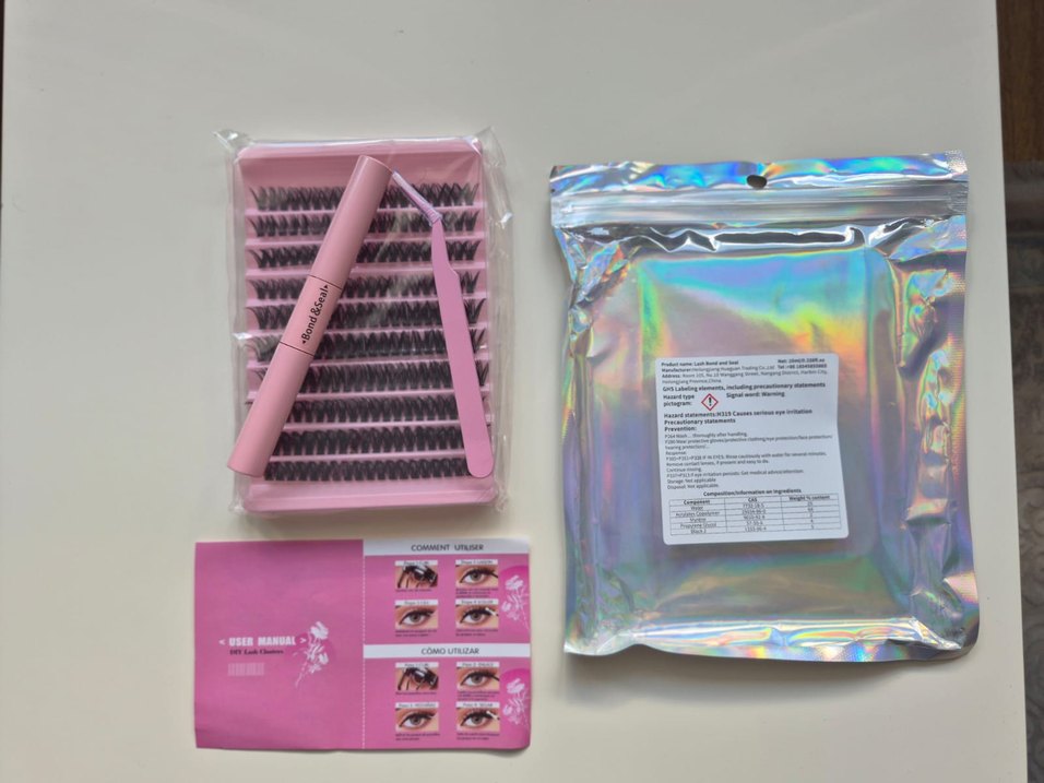 Pastel Pembe Takma Kirpik Seti - Görsel 4