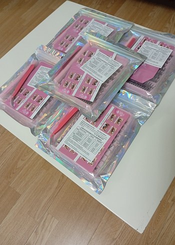 Pastel Pembe Takma Kirpik Seti - Görsel 3