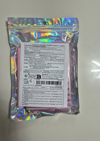 Pembe Işıltılı Takma Kirpik Seti - Görsel 4