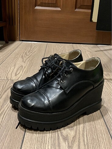  goth platform ayakkabı