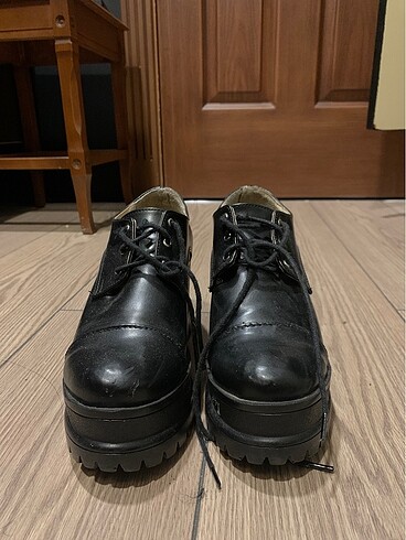  Beden Renk goth platform ayakkabı