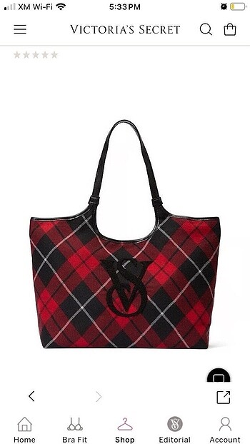 victorias secret tote bag