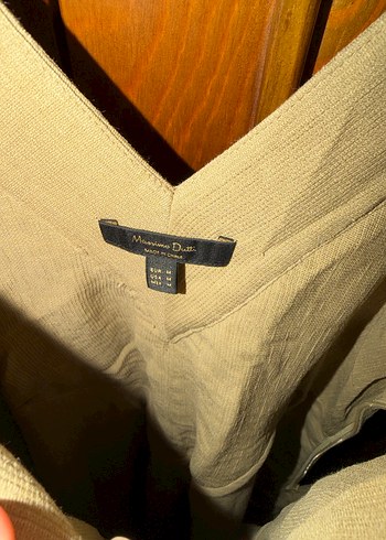 V Yaka Dantel Detaylı Keten Bohem Elbise - Görsel 4