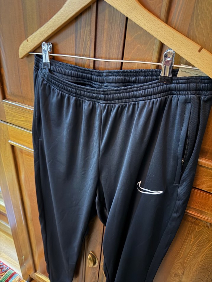 Siyah Fermuarlı Erkek Eşofman Altı - Görsel 2