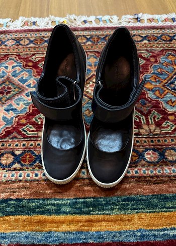 Sergio Rossi x Puma Siyah Platform Topuklu Ayakkabı - Görsel 2