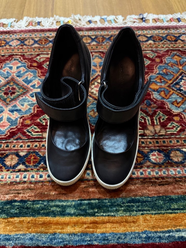 Sergio Rossi x Puma Siyah Platform Topuklu Ayakkabı - Görsel 2