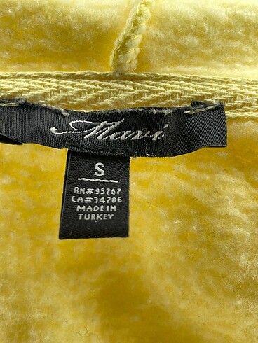 s Beden sarı Renk Mavi Jeans Sweatshirt %70 İndirimli.