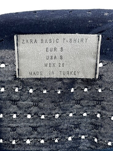 s Beden lacivert Renk Zara Bluz %70 İndirimli.