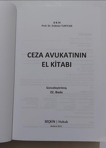  Beden Erdener Yurtcan - Ceza Avukatının El Kitabı