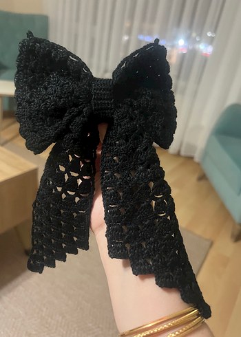 Diğer Siyah Örgü Mini Kolsuz Süveter