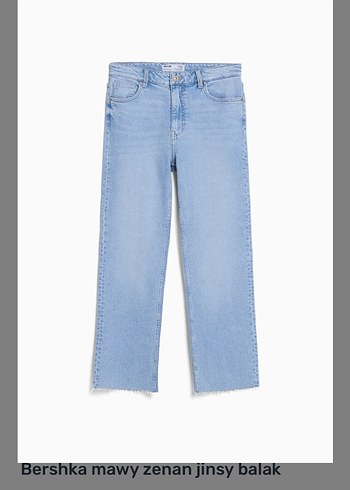 Bershka crop flare jean Pantolon - Görsel 2
