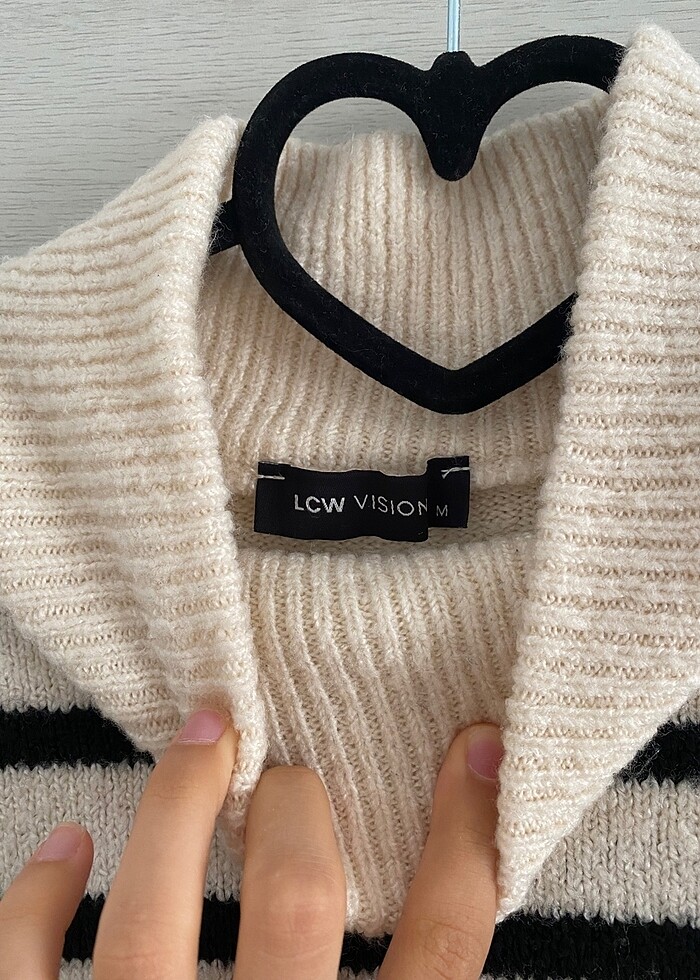 Lc Waikiki çizgili kazak - Görsel 2