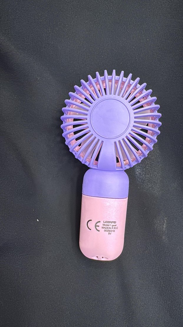 USB Şarjlı Renkli Mini Vantilatör - Görsel 3