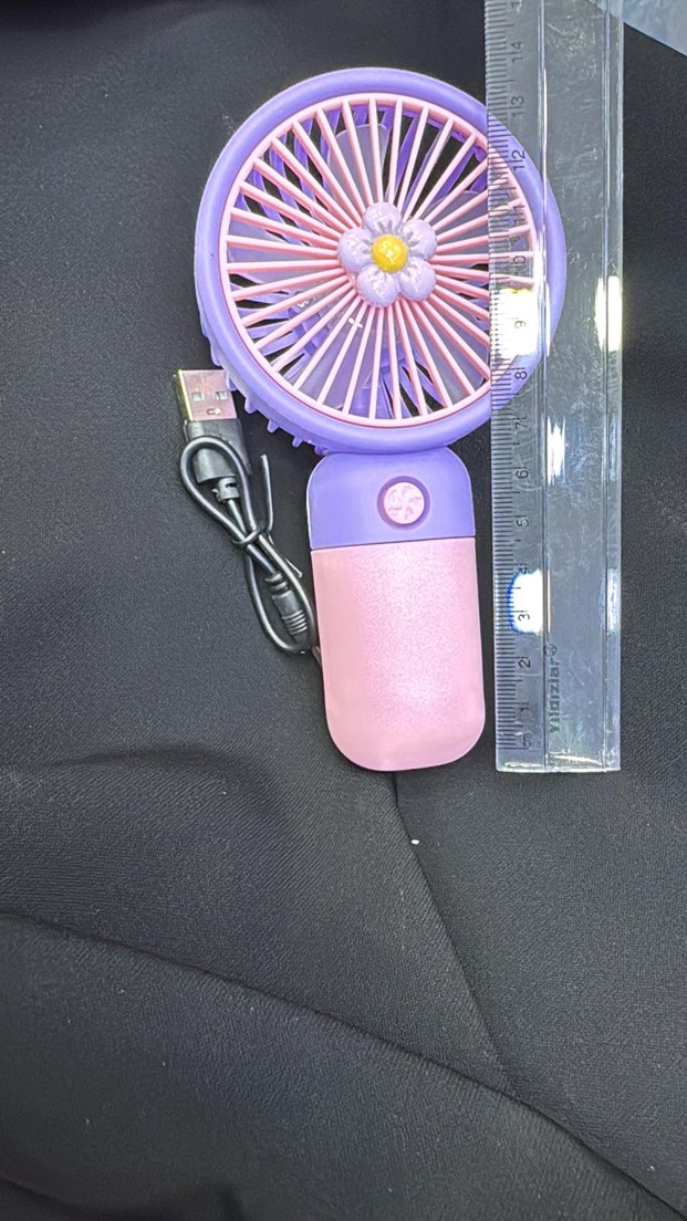 USB Şarjlı Renkli Mini Vantilatör - Görsel 2
