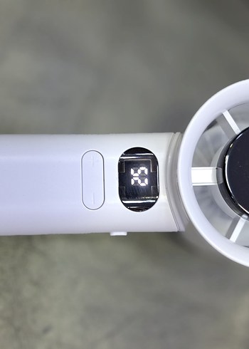 Beyaz USB Şarjlı Taşınabilir Mini Vantilatör - Görsel 4