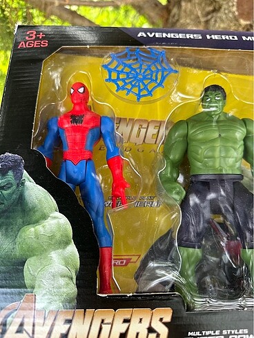  Beden Spiderman hulk ironman