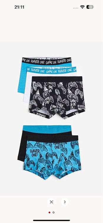 H&M Erkek Çocuk Boxer