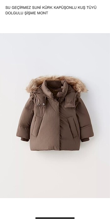 ZARA KÜS TUYU MONT