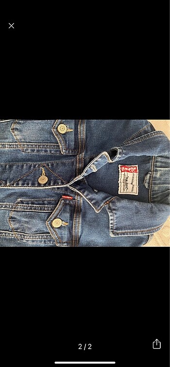 Levis Mavi kot ceket