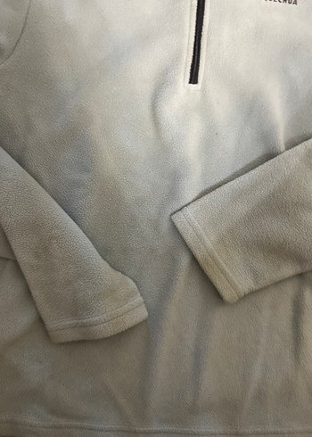 Quechua decatlon Gri Uzun Kollu Yarım Fermuarlı Erkek Polar - Görsel 3