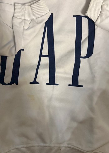Beyaz GAP Kız Sweatshirt Uzun Kollu - Görsel 3