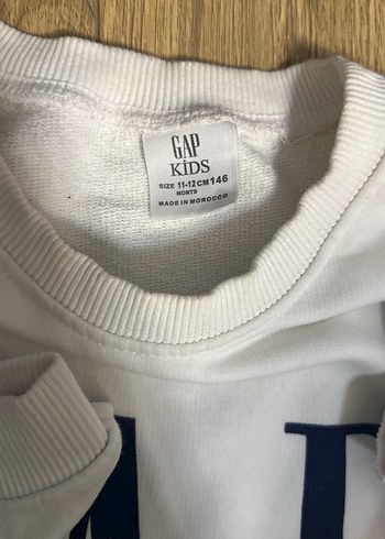 Beyaz GAP Kız Sweatshirt Uzun Kollu - Görsel 4