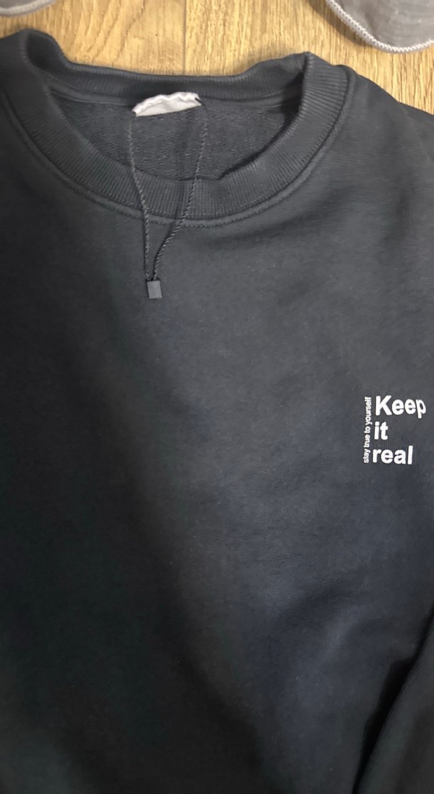 Zara çocuk Kadın Siyah Baskılı Sweatshirt - Görsel 2