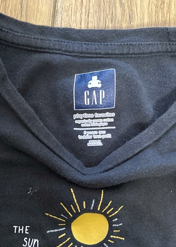 Kız Çocuk Uzun Kollu Baskılı Tişört GAP - Görsel 3