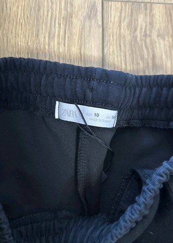 Siyah Erkek Spor Rahat Kesim Şort Zara 10 yaş - Görsel 4