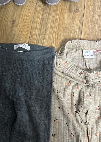 Gri Örme Kız Tayt zara 4-5 yaş - Görsel 2