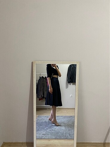 Zara Zara Pilili Midi Boy Etek