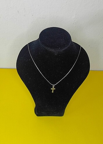 Y2K PUNK ROCK METAL GOTİK CHOKER HAÇ KOLYE 