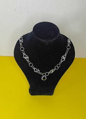 Y2K PUNK ROCK METAL GOTİK CHOKER KALPLİ KOLYE 