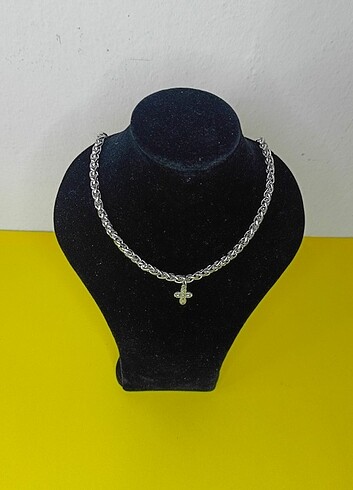 Y2K PUNK ROCK METAL GOTİK CHOKER HAÇ KOLYE 