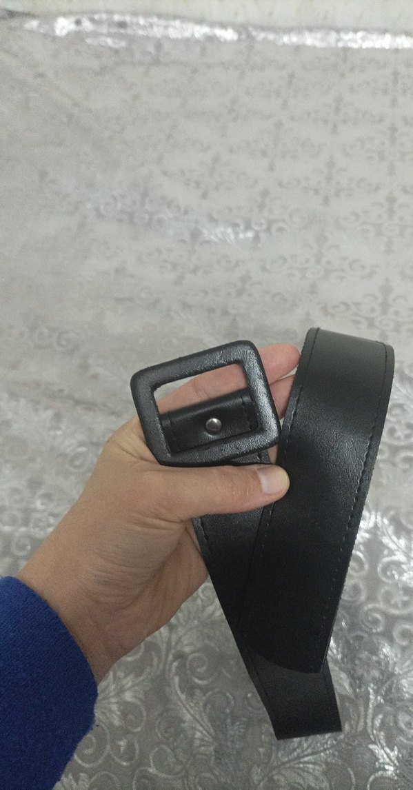 Siyah Deri Tokalı Kadın Kemer - Görsel 2