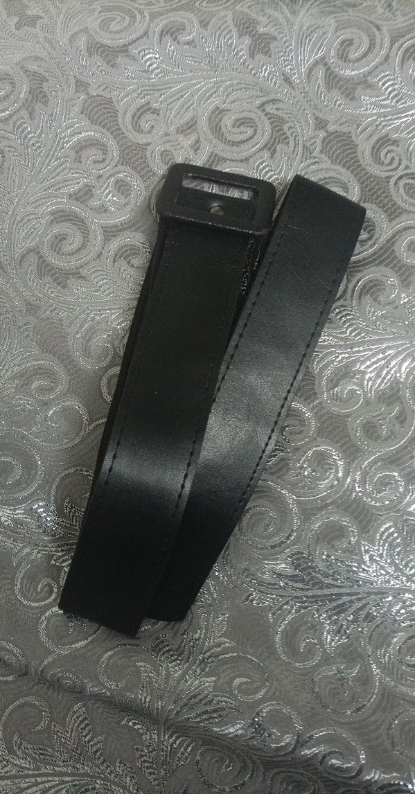 Siyah Deri Tokalı Kadın Kemer - Görsel 3